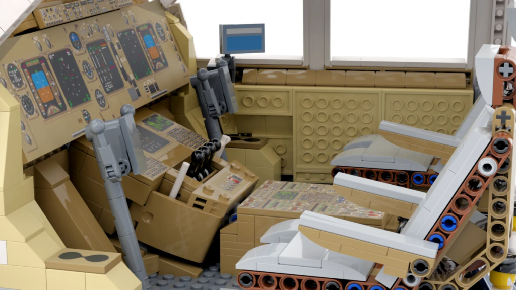 LEGO Ideas Boeing 747 Cockpit 1