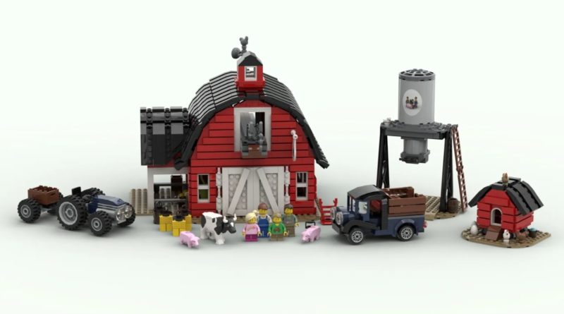 LEGO Ideas Farm Life in primo piano