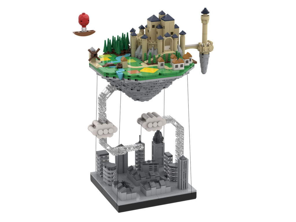 LEGO Ideas Floating Island Tensegrity 2
