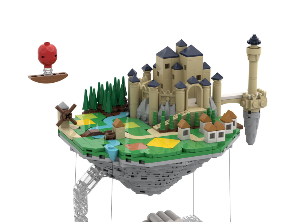 LEGO Ideas Floating Island Tensegrity 5