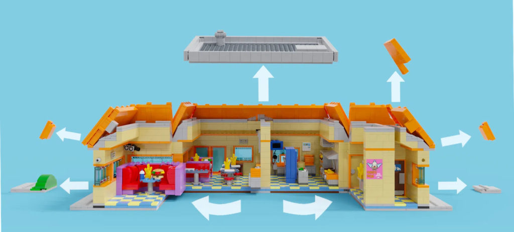 LEGO Ideas Krusty burger interior