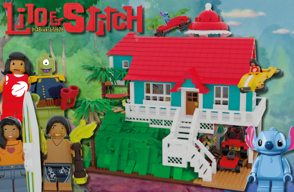 LEGO Ideas Lilo and Stitch graphic