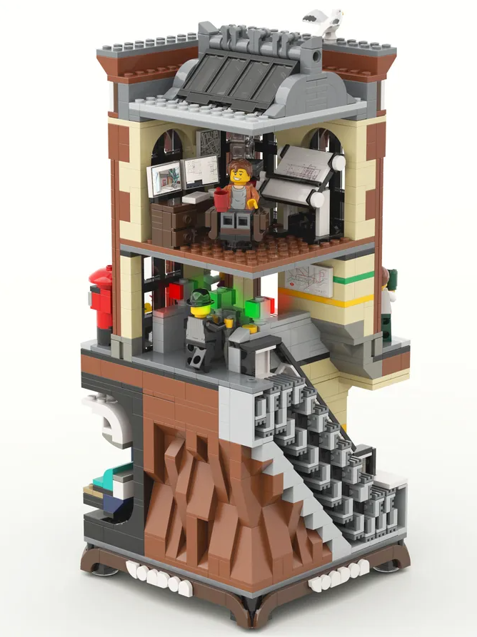LEGO Ideas Mini City diorama london 2