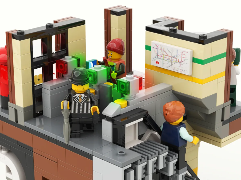 LEGO Ideas Mini City diorama london 4