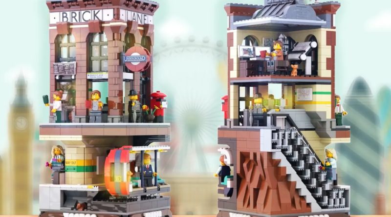 LEGO Ideas Mini City diorama london featured