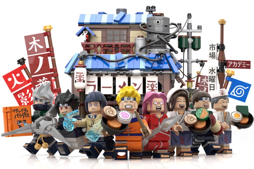 Third time lucky for LEGO Naruto ramen restaurant on LEGO Ideas