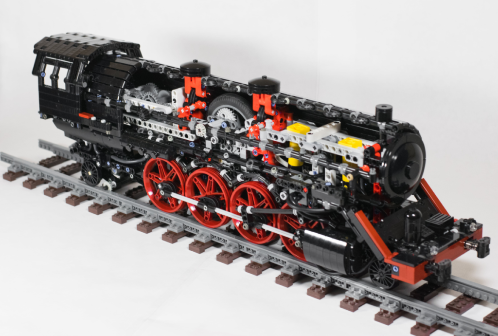 LEGO Ideas Pneumatic Steam Locomotive 3