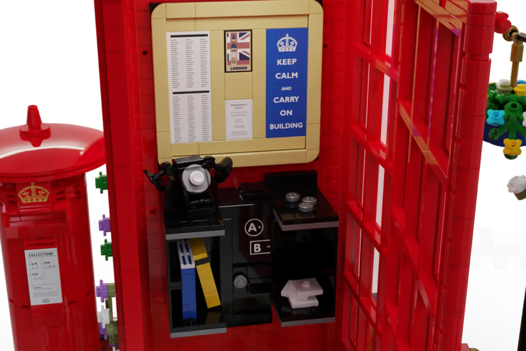 LEGO Ideas Red London Telephone Box 5
