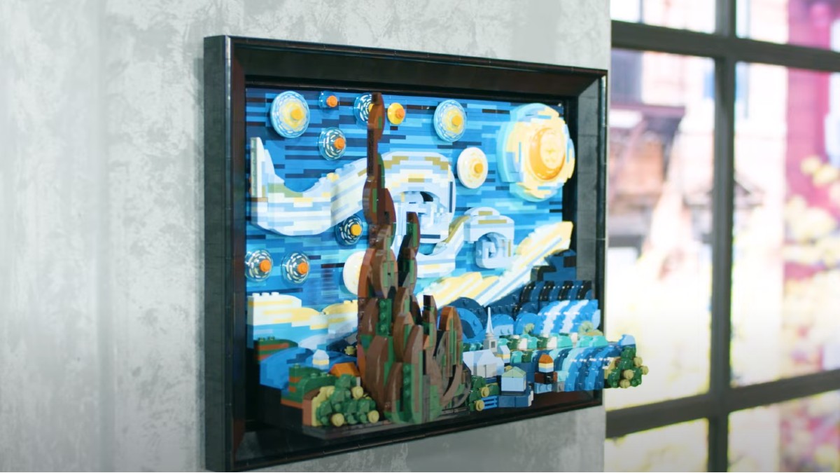 LEGO Ideas 21333 Vincent van Gogh – La notte stellata ottiene un video di  design