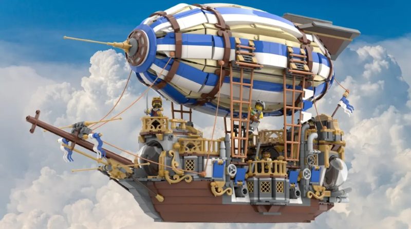 LEGO Ideas Steampunk airship featured