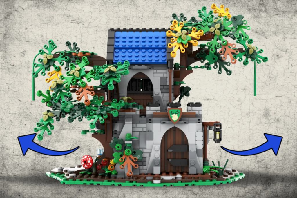LEGO Ideas The Forestmen Secret Inn 2