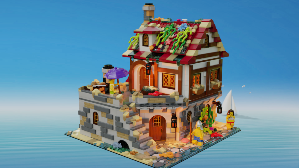 LEGO Ideas The Tavern Under the Snow 4