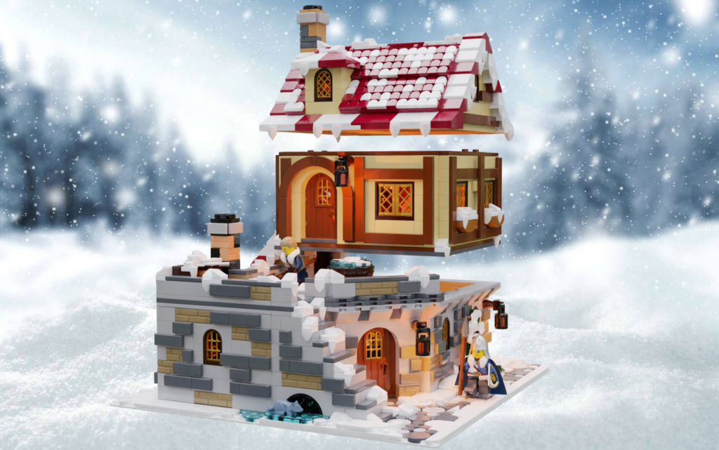 LEGO Ideas The Tavern Under the Snow 6