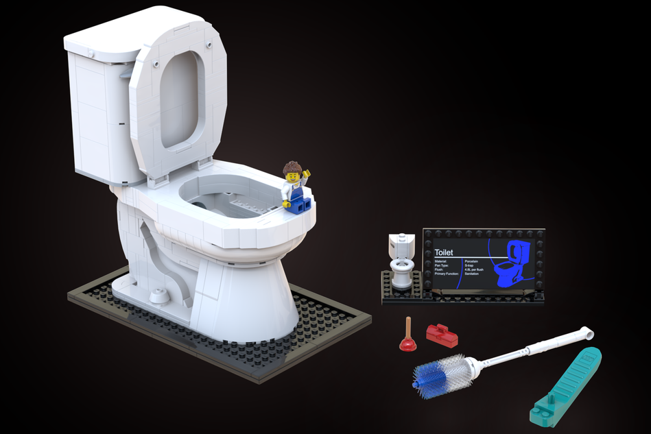 LEGO Ideas The Toilet 1