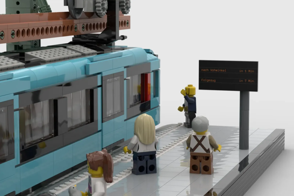 LEGO Ideas Wuppertal Suspension Railway 4