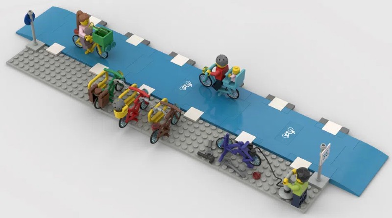 LEGO Ideas bike lanes 1