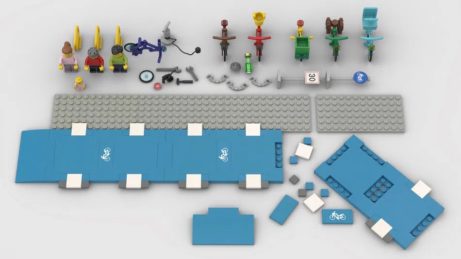 LEGO Ideas bike lanes 3
