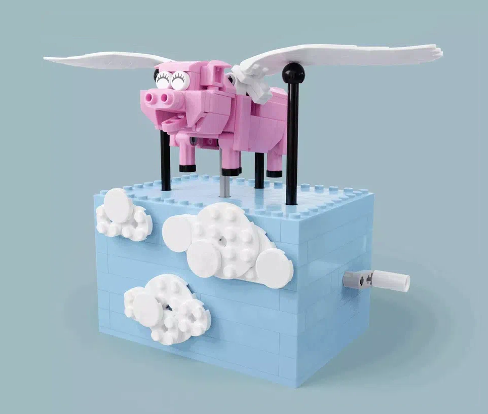 LEGO Ideas flying pig