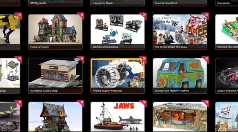 LEGO Ideas i risultati della seconda revisione 2021 in primo piano