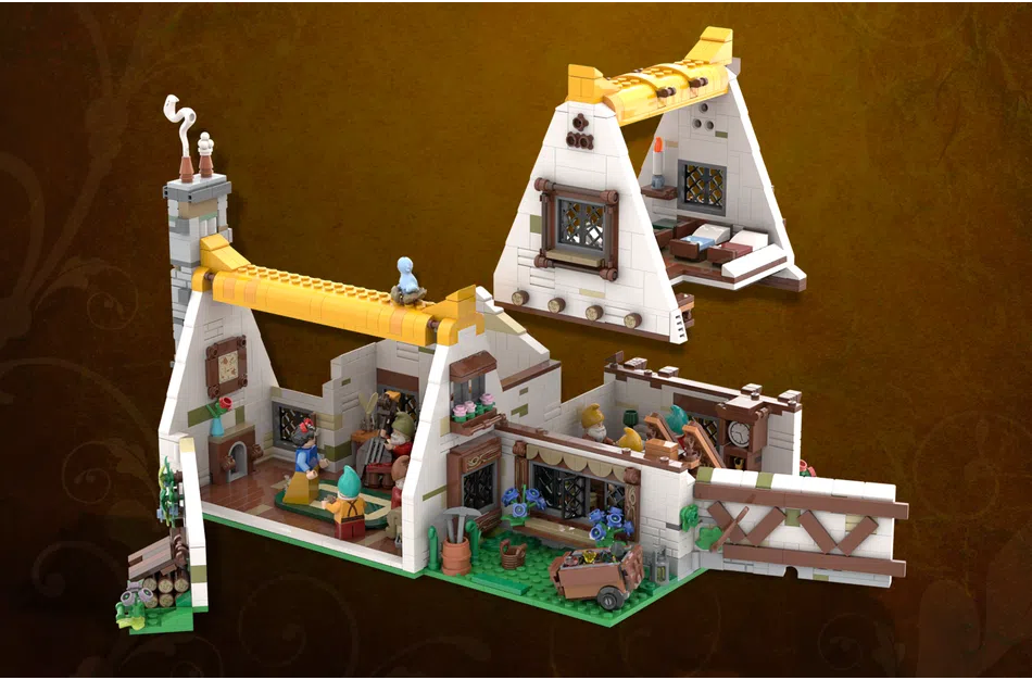 Lego snow white deals cottage