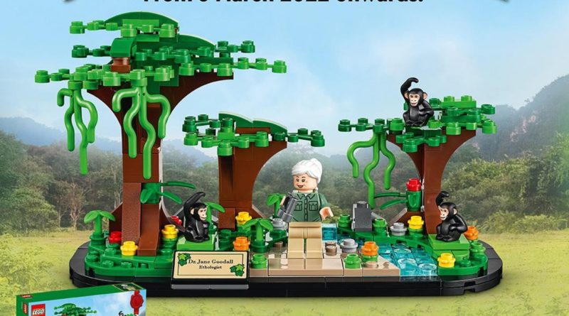 LEGO Jane Goodall GWP facebook တွင် အသားပေးထားသည်။