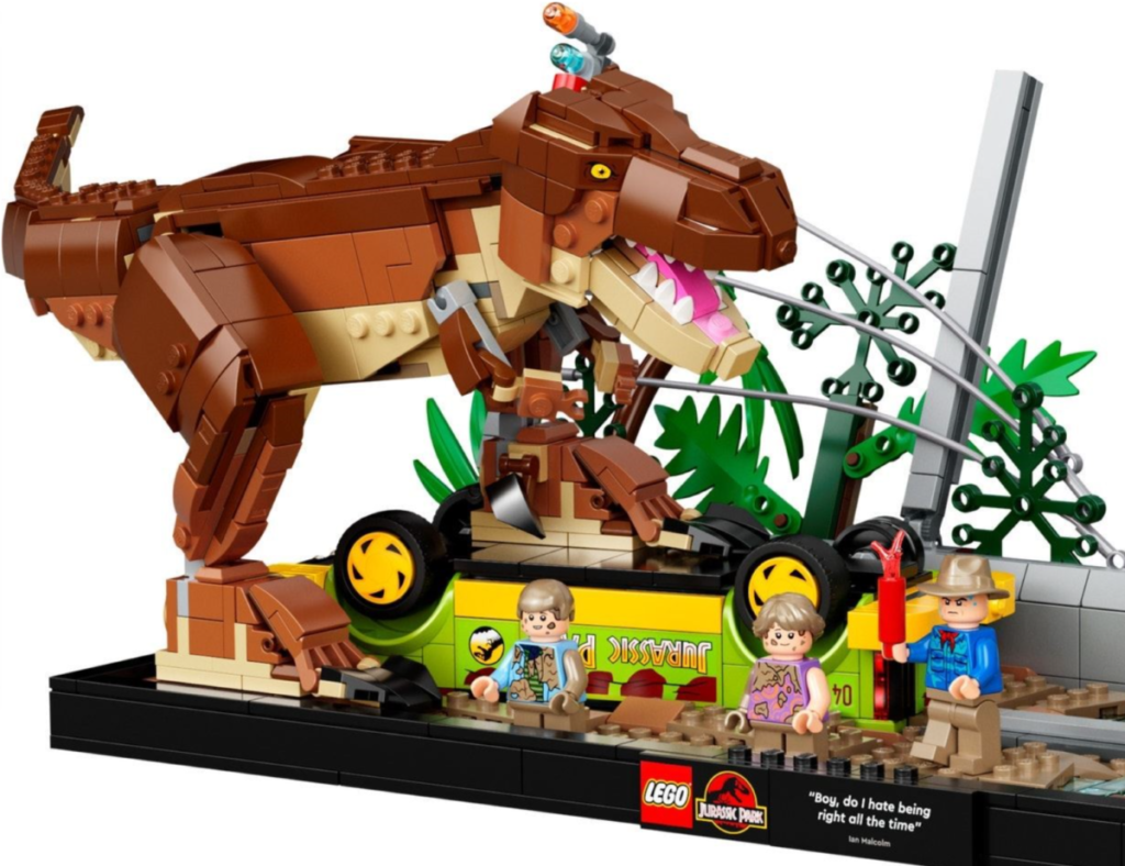 LEGO Jurassic Park 76956 T. rex Breakout half ford