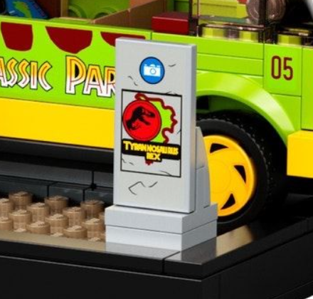 LEGO Jurassic Park 76956 T. rex Breakout sign