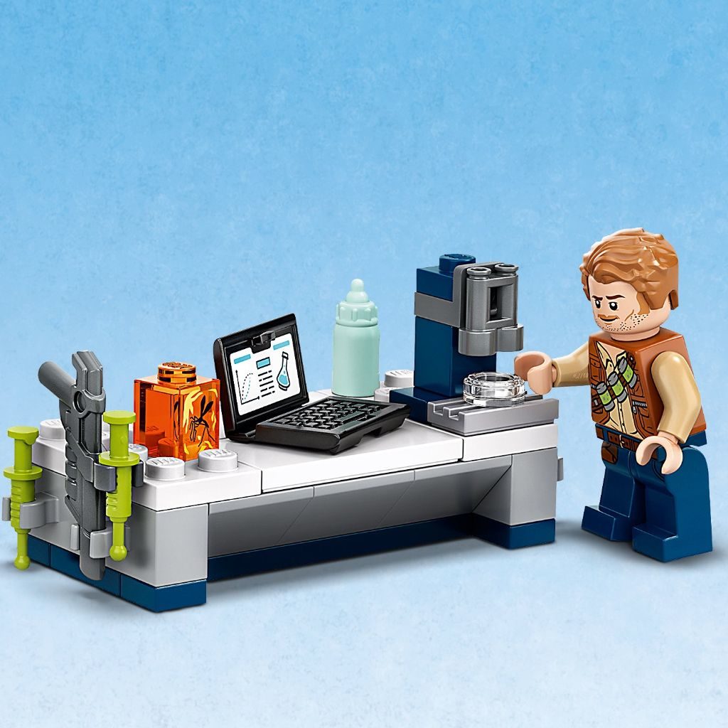 lego jurassic world lab