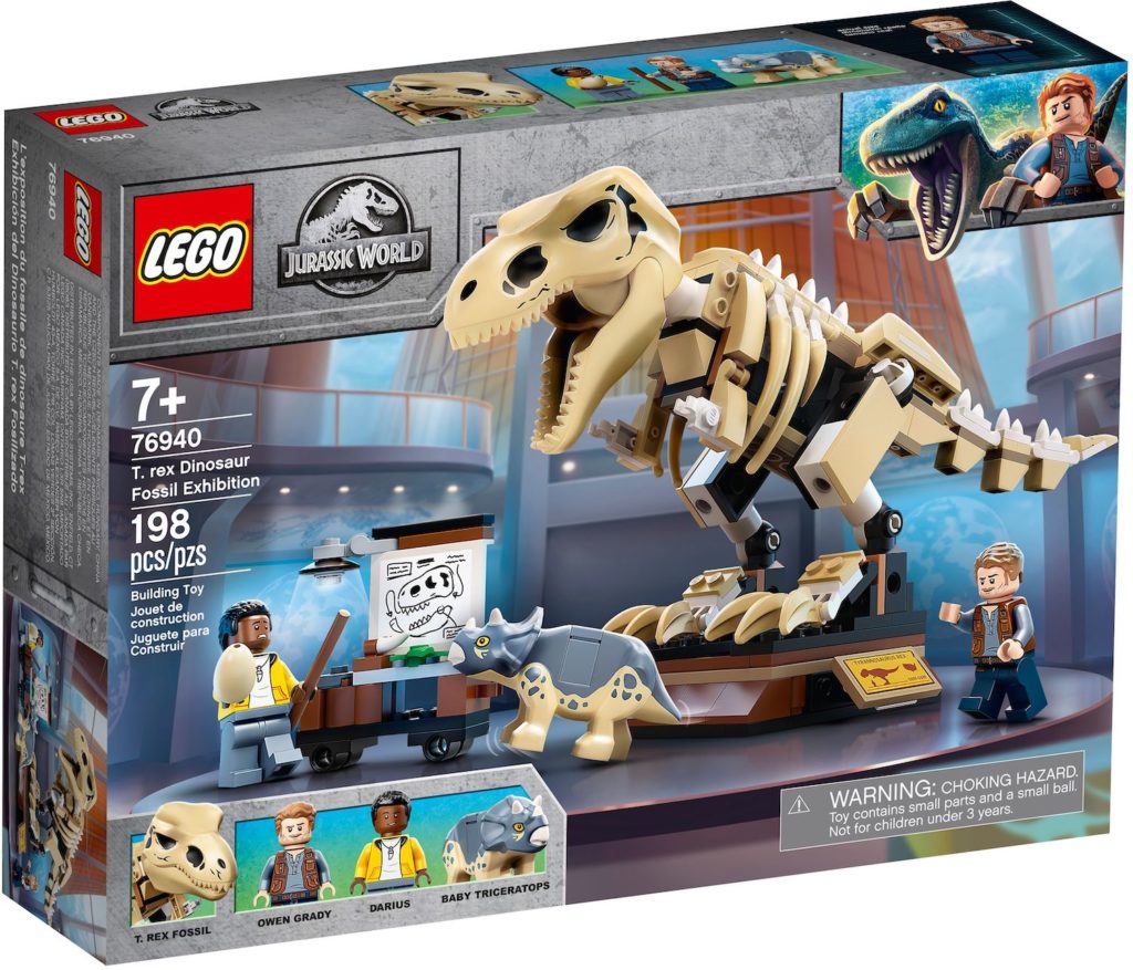 LEGO Jurassic World 76940 T. rex დინოზავრის ნამარხი გამოფენა 1