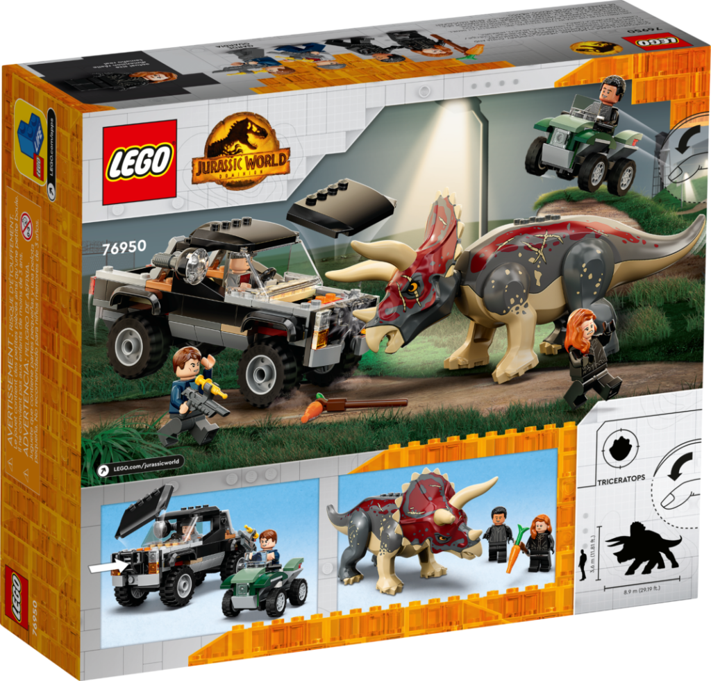 LEGO Jurassic World 76950 Triceratops Pick up Truck Ambush 6
