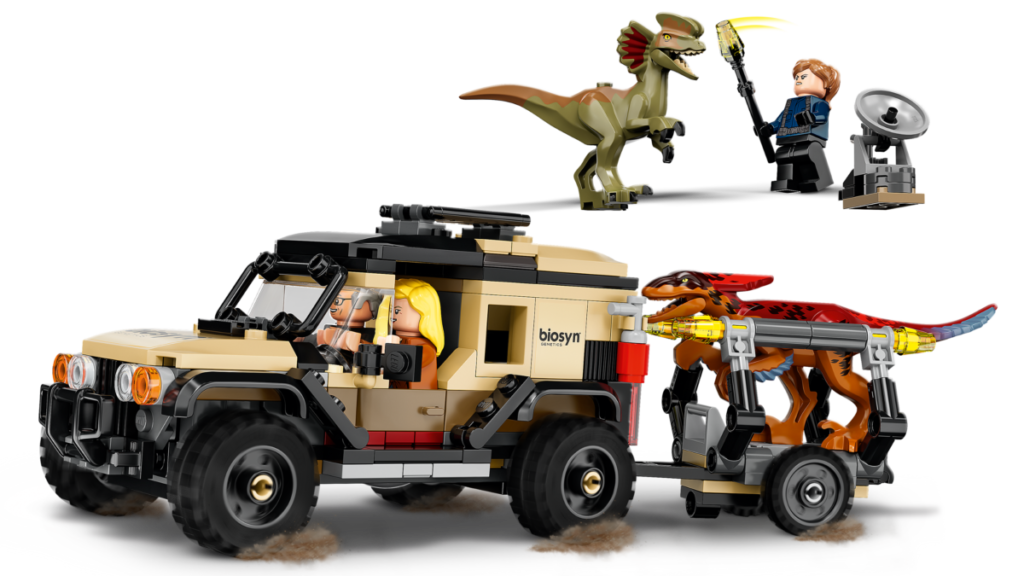 LEGO Jurassic World 76951 Pyroraptor-Dilophosaurus-Transport 2