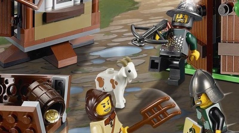 LEGO Kingdoms 7189 Mill Village Raid goat featured