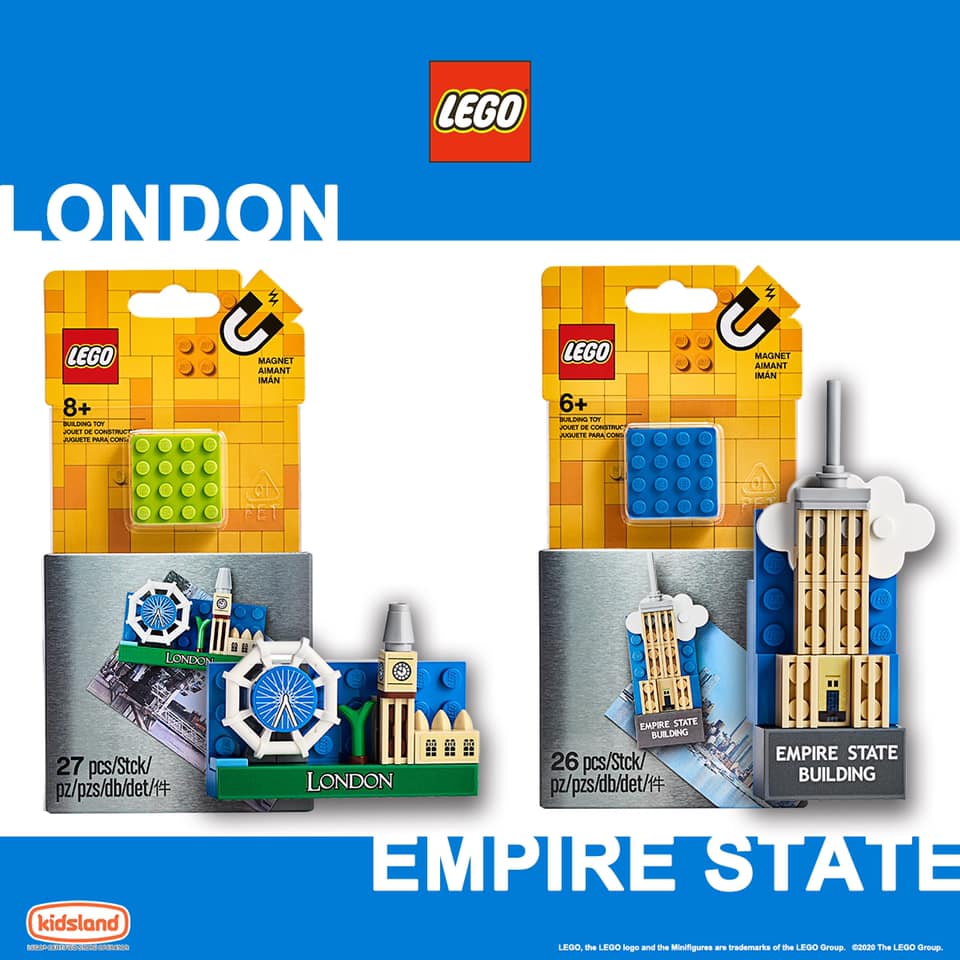 LEGO Magnets New York London