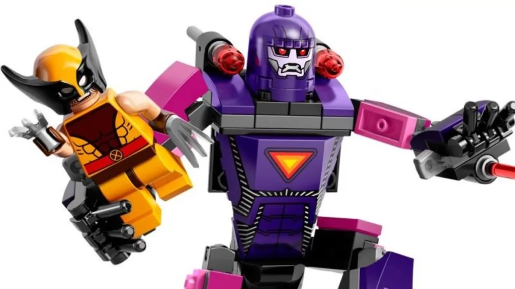 LEGO Marvel 76022 X Men vs. the Sentinel Wolverine featured