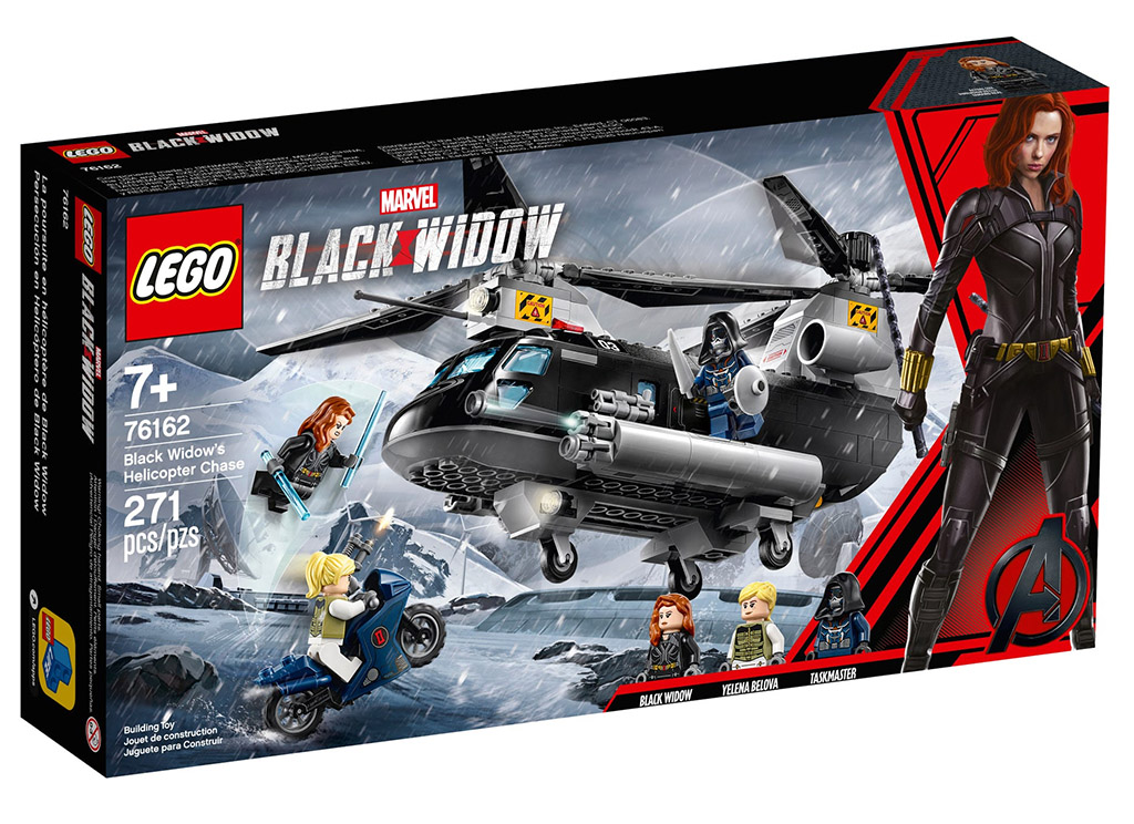 LEGO Marvel 76162 Black Widows Helicopter Chase