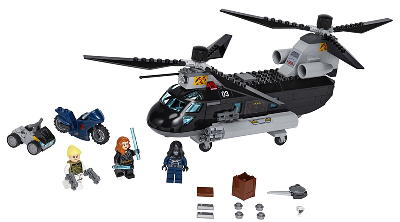 LEGO-Marvel-76162-Black-Widows-Helicopter-Chase