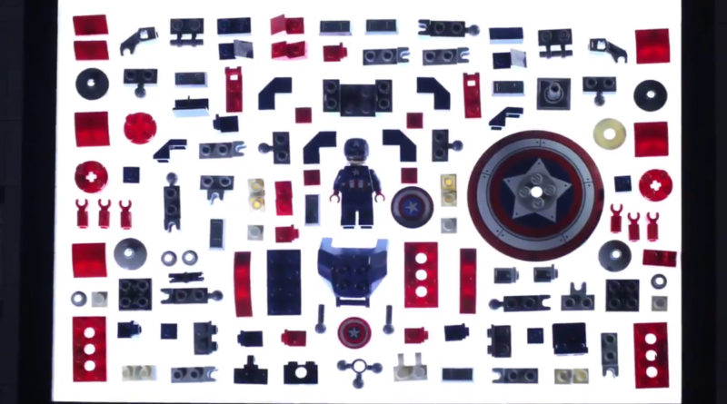 LEGO Marvel 76168 Captain America Mech Armor stop motion animation featured