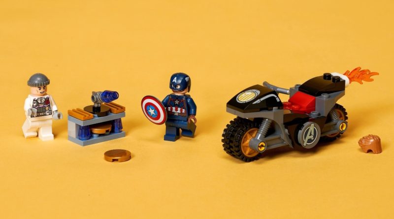 Lego Marvel 76189 Captain America နှင့် Hydra Face Off တို့ကိုအသားပေးဖော်ပြသည်