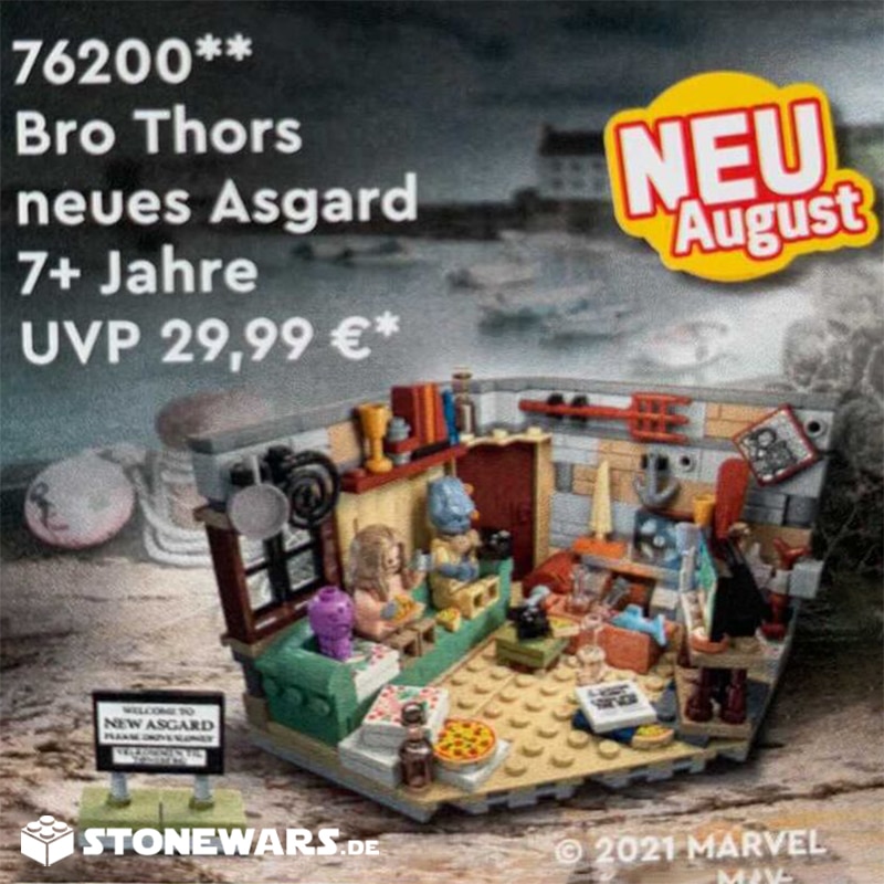 LEGO Marvel 76200 Bro Thors New Asgard catalogue