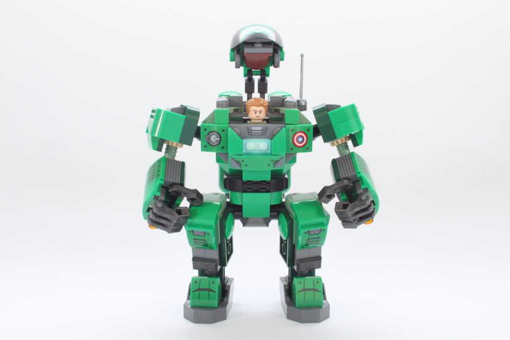 LEGO Marvel 76201 Captain Carter and the Hydra Stomper review open 3