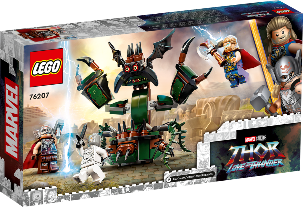 LEGO Marvel 76207 Attack on New Asgard box back