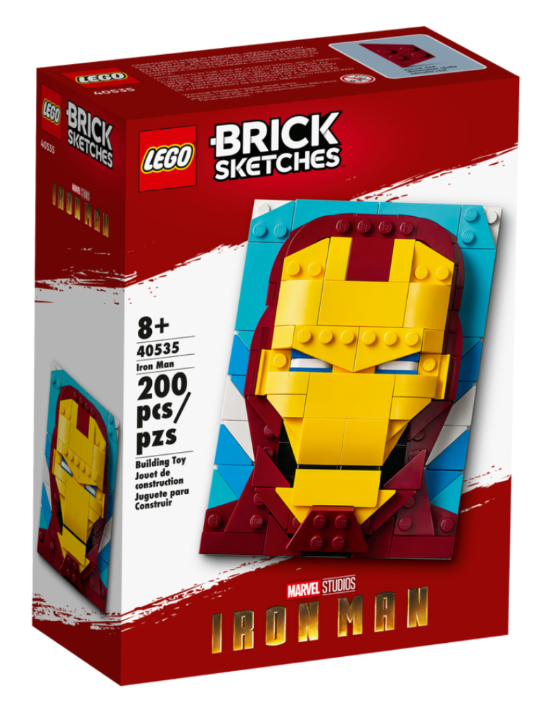 LEGO Marvel Brick Sketches 40535 Iron Man