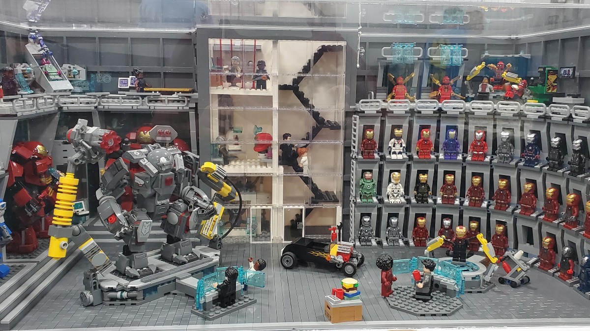 LEGO Marvel Iron Man Display Build MOC Featured