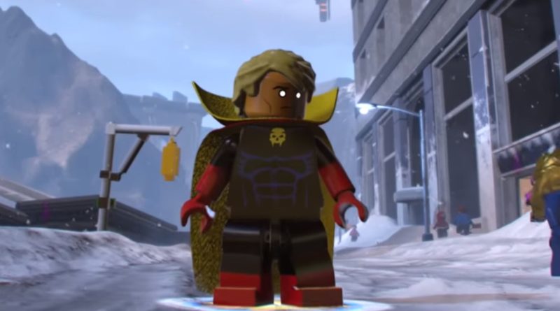LEGO Marvel Super Heroes 2 Adam Warlock Minifigure in primo piano