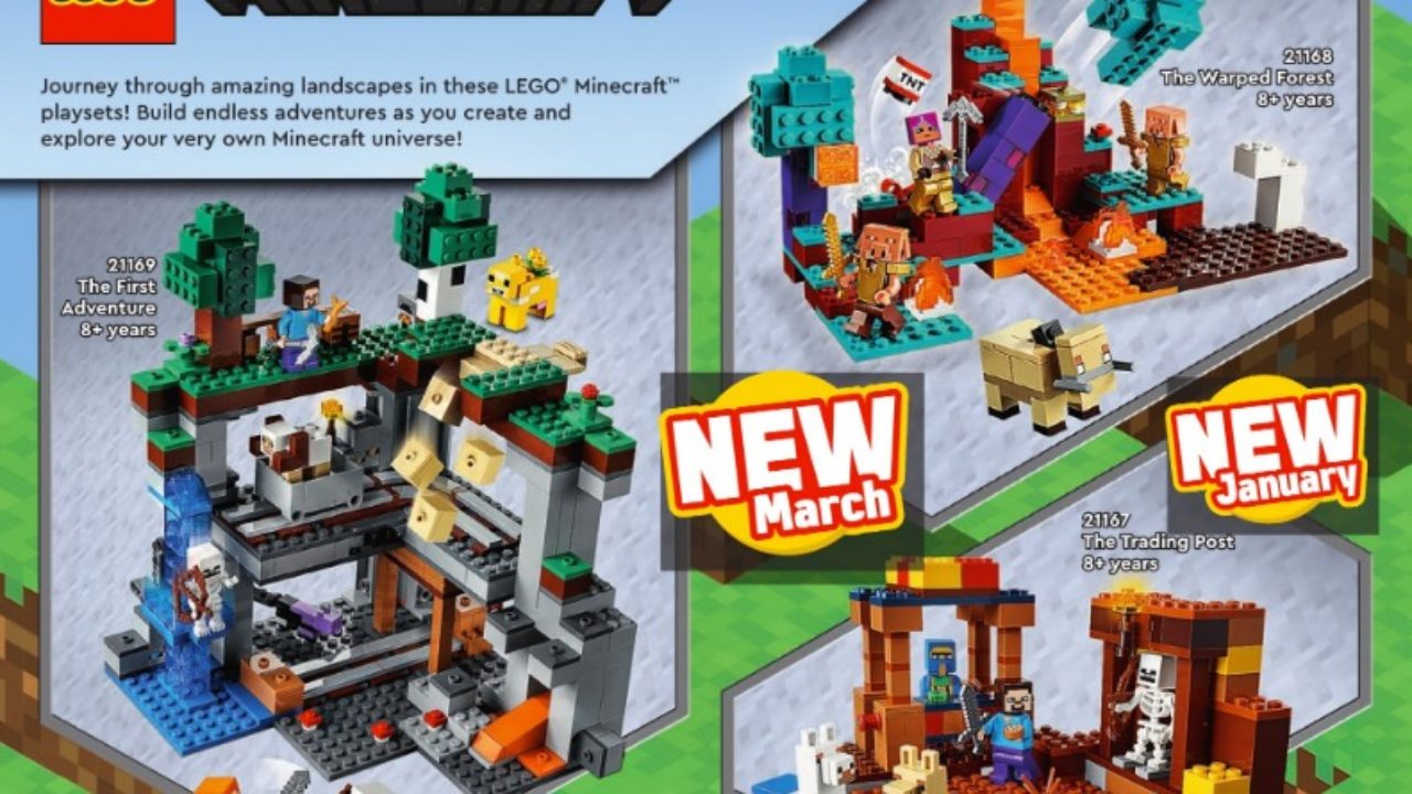 21年に発表されたxnumxつの新しいlegominecraftセット 21年に発表されたxnumxつの新しいlegominecraftセット