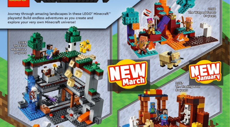 Two New Lego Minecraft Sets Revealed For 21
