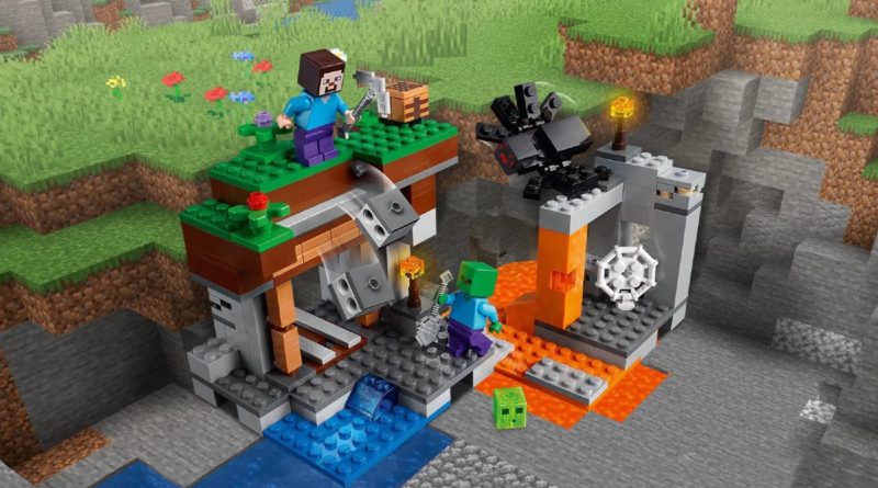 LEGO Minecraft 21166 စွန့်ပစ်ထားသောမိုင်းသေတ္တာ art ထပ်တင်စရာမလိုပါ