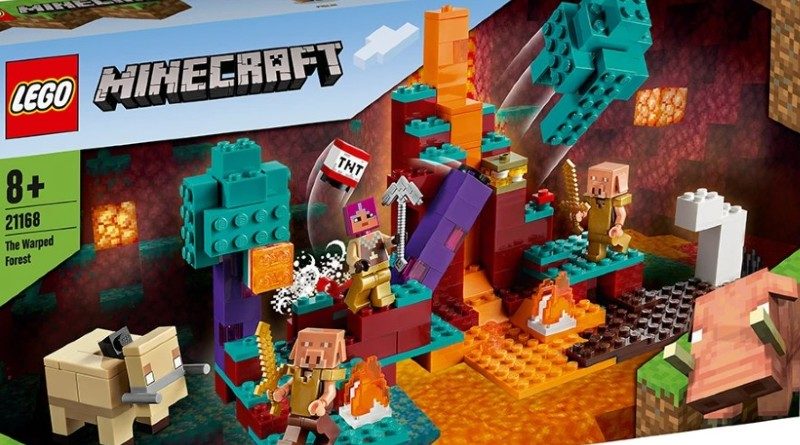 Lego Minecraft The Nether The Warped Forest Building Set 21168