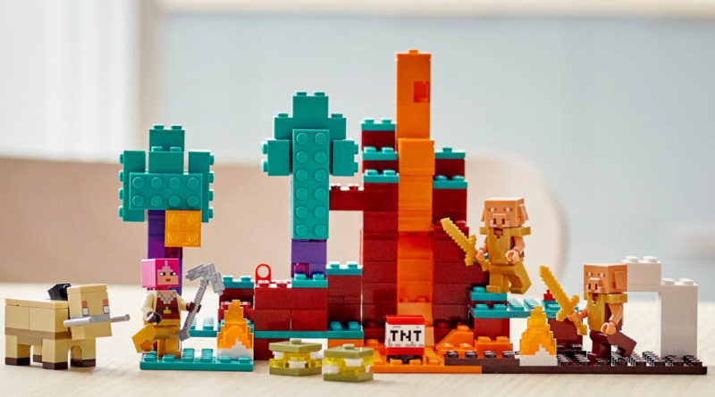 Stile di vita LEGO Minecraft 21168 in primo piano