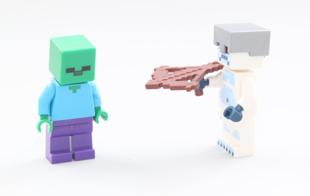 LEGO Minecraft 21186 ရေခဲပြင်ရဲတိုက် ဖုတ်ကောင် ၃